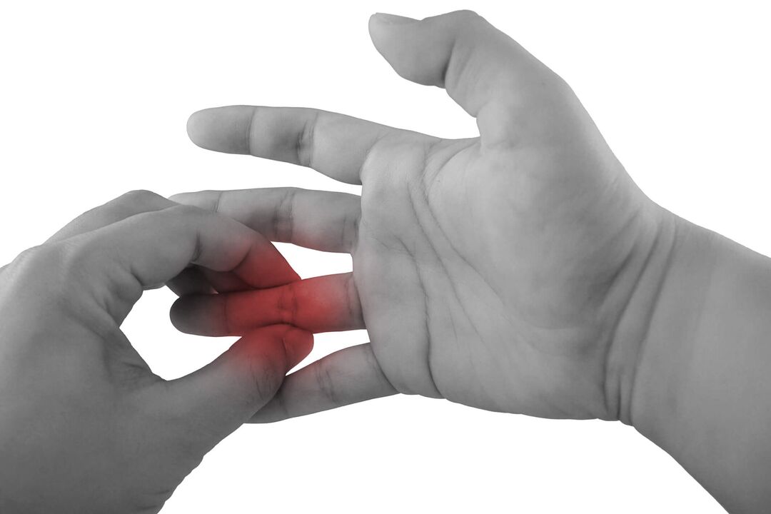 zánět v kloubech prstů jako příčina bolesti